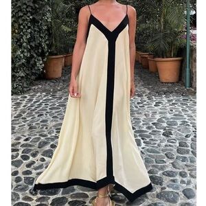 Commense Sicily Old Money Aesthetic Slip Dress